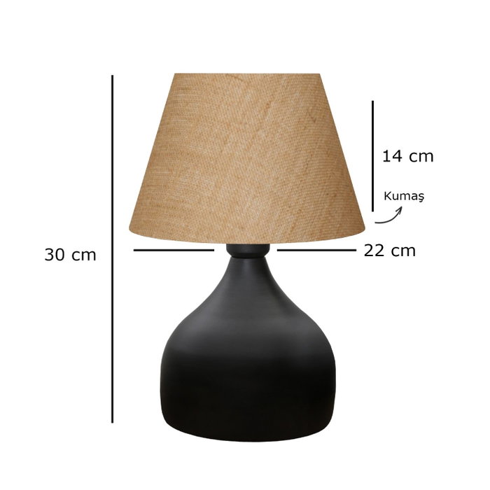 Opviq Lámpara de Mesa AYD-3124 Crema con Tapa de Yute Opviq Lámpara de Mesa AYD-3124 Crema con Tapa de Yute